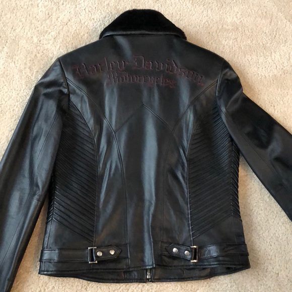 New!! Harley Davidson lamb leather jacket - Picture 4 of 10